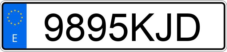 Numer rejestracyjny 9895KJD posiada CITROEN C4 GRAND PICASSO