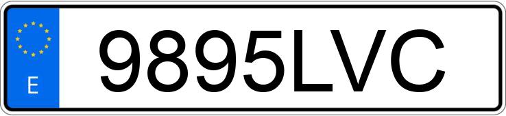 Numer rejestracyjny 9895LVC posiada CITROEN C3
