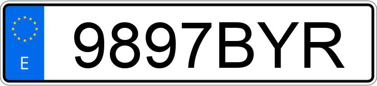 Numer rejestracyjny 9897BYR posiada PEUGEOT 406 SRDT 2.0 HDI 110