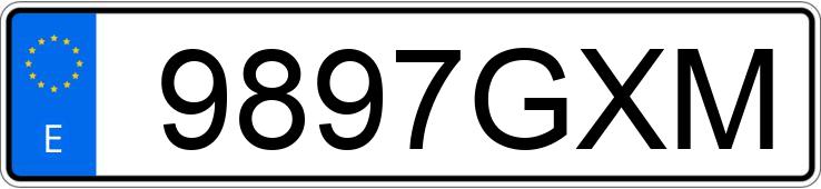 Numer rejestracyjny 9897GXM posiada OPEL CORSA