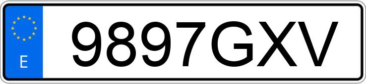 Numer rejestracyjny 9897GXV posiada RENAULT MEGANE