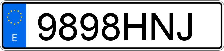 Numer rejestracyjny 9898HNJ posiada OPEL VIVARO