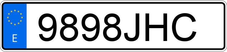 Numer rejestracyjny 9898JHC posiada SEAT IBIZA Numer rejestracyjny 9898JHC posiada SEAT IBIZA
