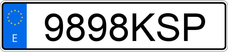 Numer rejestracyjny 9898KSP posiada MV AGUSTA F3 Numer rejestracyjny 9898KSP posiada MV AGUSTA F3