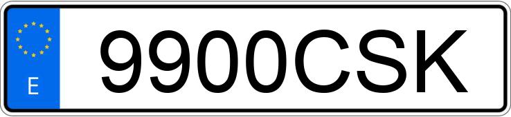 Numer rejestracyjny 9900CSK posiada CITROEN XSARA Numer rejestracyjny 9900CSK posiada CITROEN XSARA