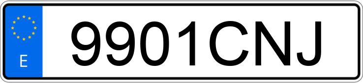 Numer rejestracyjny 9901CNJ posiada SEAT LEON