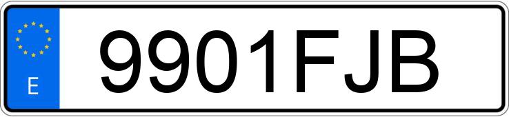 Реєстраційний номер 9901FJB має CITROEN C3