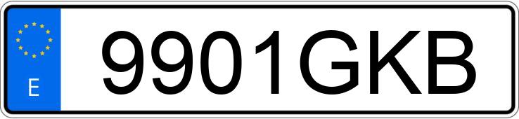 Numer rejestracyjny 9901GKB posiada VOLVO S40