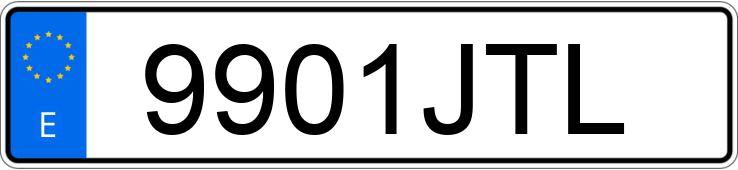 Numer rejestracyjny 9901JTL posiada PORSCHE MACAN
