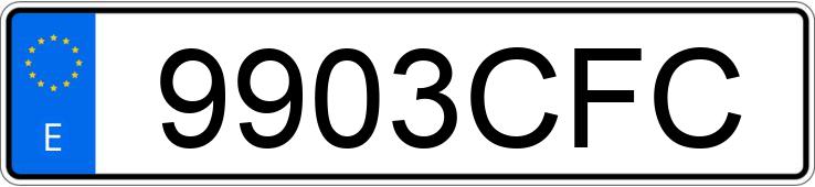 Numer rejestracyjny 9903CFC posiada TATA SAFARI EX