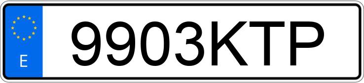 Numer rejestracyjny 9903KTP posiada MERCEDES GLA (156)