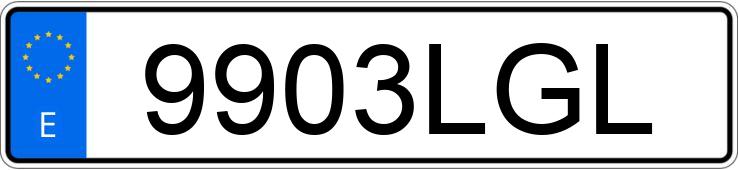Numer rejestracyjny 9903LGL posiada AUDI A4