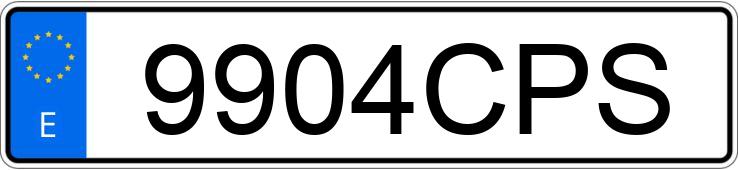 Numer rejestracyjny 9904CPS posiada RENAULT LAGUNA