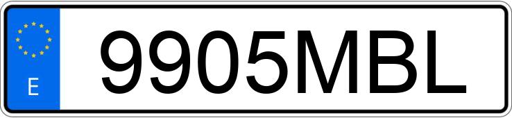 Numer rejestracyjny 9905MBL posiada HYUNDAI SANTA FE