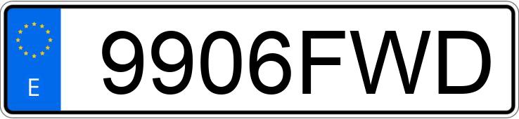 Numer rejestracyjny 9906FWD posiada RENAULT MEGANE Numer rejestracyjny 9906FWD posiada RENAULT MEGANE