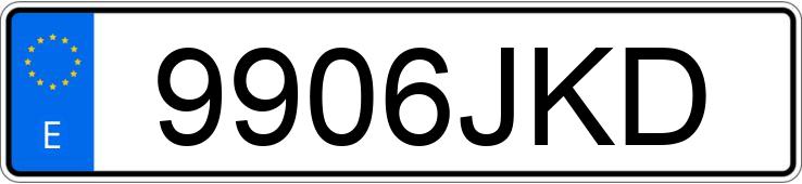 Numer rejestracyjny 9906JKD posiada LAND ROVER RANGE ROVER SPORT