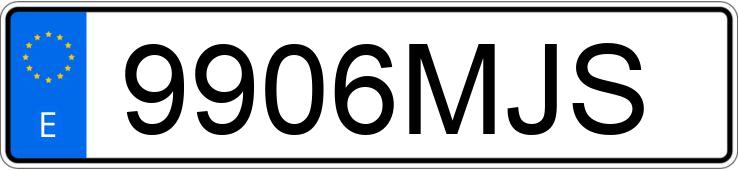 Numer rejestracyjny 9906MJS posiada AUDI Q4