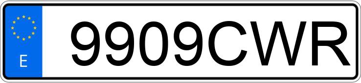 Numer rejestracyjny 9909CWR posiada CITROEN BERLINGO