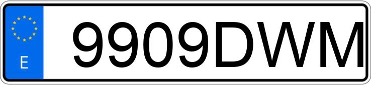 Numer rejestracyjny 9909DWM posiada PEUGEOT BOXER