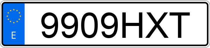 Numer rejestracyjny 9909HXT posiada FORD FOCUS Numer rejestracyjny 9909HXT posiada FORD FOCUS