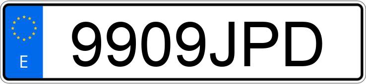 Numer rejestracyjny 9909JPD posiada MERCEDES CLS (218)