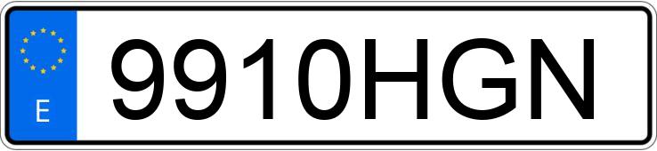 Numer rejestracyjny 9910HGN posiada SEAT EXEO