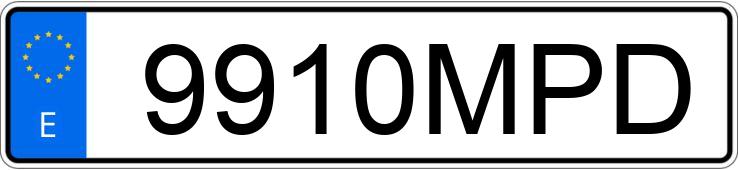 Numer rejestracyjny 9910MPD posiada SUZUKI S-CROSS