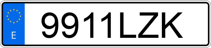 Numer rejestracyjny 9911LZK posiada HYUNDAI TUCSON