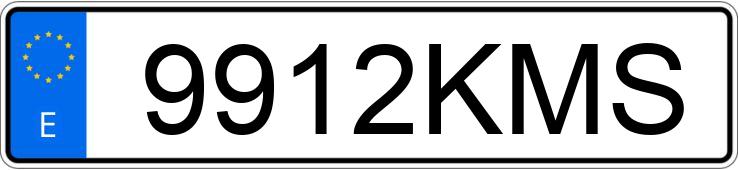 Numer rejestracyjny 9912KMS posiada VOLKSWAGEN TIGUAN