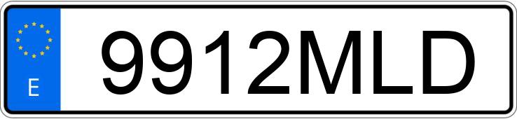 Pirat drogowy w pojeździe o numerach rejestracyjnych 9912MLD