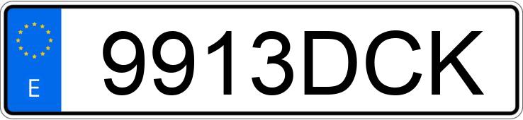 Numer rejestracyjny 9913DCK posiada SEAT IBIZA Numer rejestracyjny 9913DCK posiada SEAT IBIZA