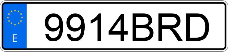 Numer rejestracyjny 9914BRD posiada SKODA OCTAVIA
