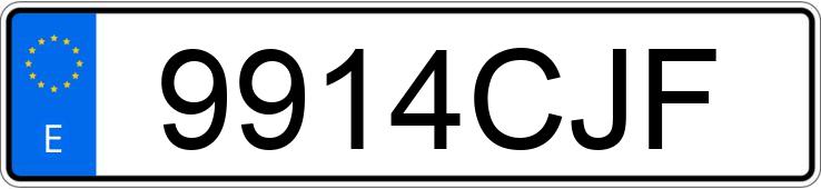 Numer rejestracyjny 9914CJF posiada RENAULT MASTER