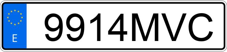 Il numero di registrazione 9914MVC ha MERCEDES G 300 (463)