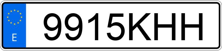 Numer rejestracyjny 9915KHH posiada PEUGEOT 5008