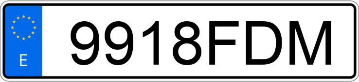 Numer rejestracyjny 9918FDM posiada MERCEDES CLK (208-209)