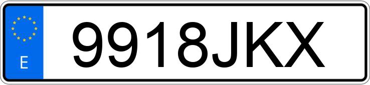 Numer rejestracyjny 9918JKX posiada NISSAN PULSAR Numer rejestracyjny 9918JKX posiada NISSAN PULSAR