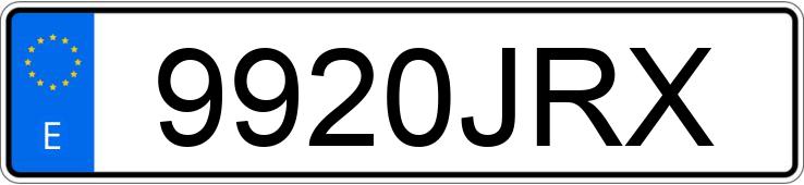 Numer rejestracyjny 9920JRX posiada SEAT TOLEDO