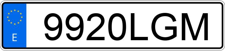 Numer rejestracyjny 9920LGM posiada VOLKSWAGEN GOLF Numer rejestracyjny 9920LGM posiada VOLKSWAGEN GOLF