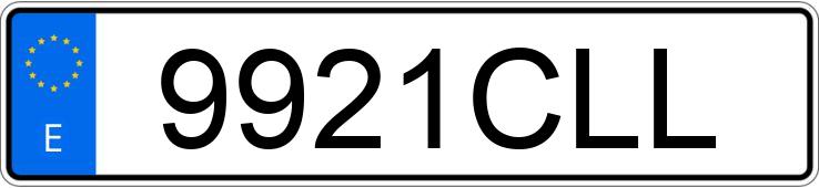 Numer rejestracyjny 9921CLL posiada PEUGEOT 206