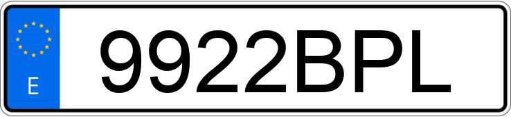 Numer rejestracyjny 9922BPL posiada OPEL VECTRA Numer rejestracyjny 9922BPL posiada OPEL VECTRA