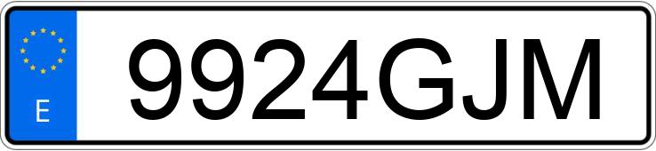 Numer rejestracyjny 9924GJM posiada PEUGEOT 308