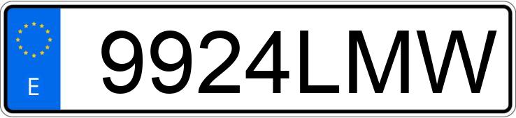 Numer rejestracyjny 9924LMW posiada SEAT TARRACO