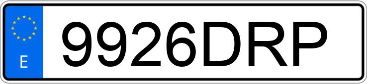 Numer rejestracyjny 9926DRP posiada CITROEN C3