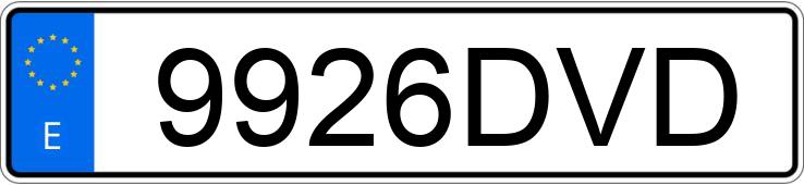 Numer rejestracyjny 9926DVD posiada BMW SERIE 3 Numer rejestracyjny 9926DVD posiada BMW SERIE 3