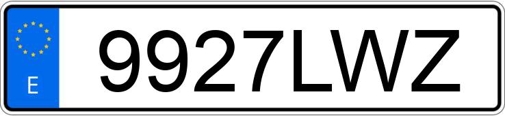 Numer rejestracyjny 9927LWZ posiada BMW SERIE 4 Numer rejestracyjny 9927LWZ posiada BMW SERIE 4