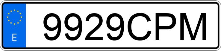 Numer rejestracyjny 9929CPM posiada HYUNDAI ACCENT