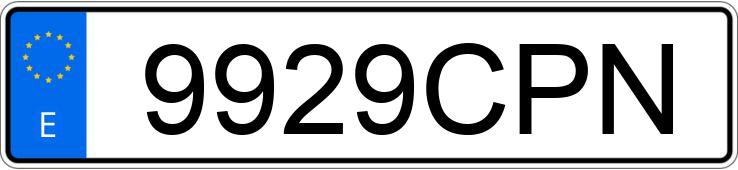 Numer rejestracyjny 9929CPN posiada CITROEN BERLINGO