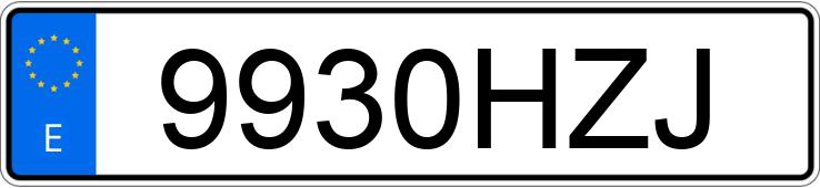 Numer rejestracyjny 9930HZJ posiada PEUGEOT 5008 Numer rejestracyjny 9930HZJ posiada PEUGEOT 5008