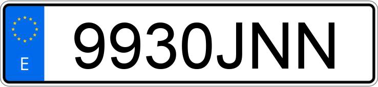 Numer rejestracyjny 9930JNN posiada FORD FOCUS Numer rejestracyjny 9930JNN posiada FORD FOCUS